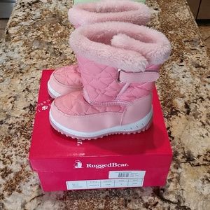 Toddler Pink Snow boots